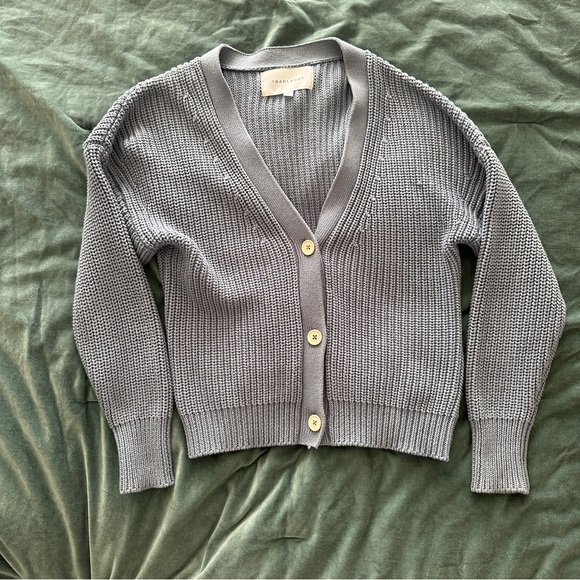 Tradlands Women's Light Blue Cardigan - Small - Picture 2 of 5